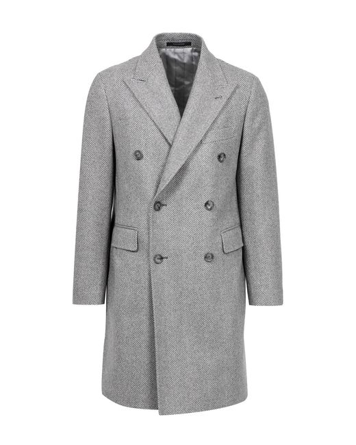 Abrigos de Tagliatore de hombre de color Gray
