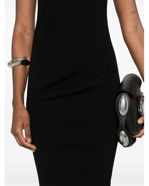 Rick Owens Gebreide Jurk in het Black