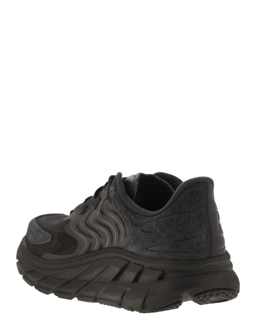 Hoka One One Black Clifton LS Sneakers