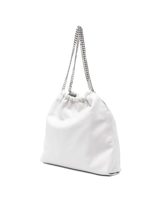 Stella McCartney White Chain Shoulder Bag