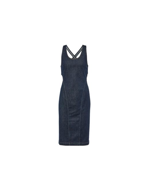 Alaïa Blue Sculpt Denim Dress