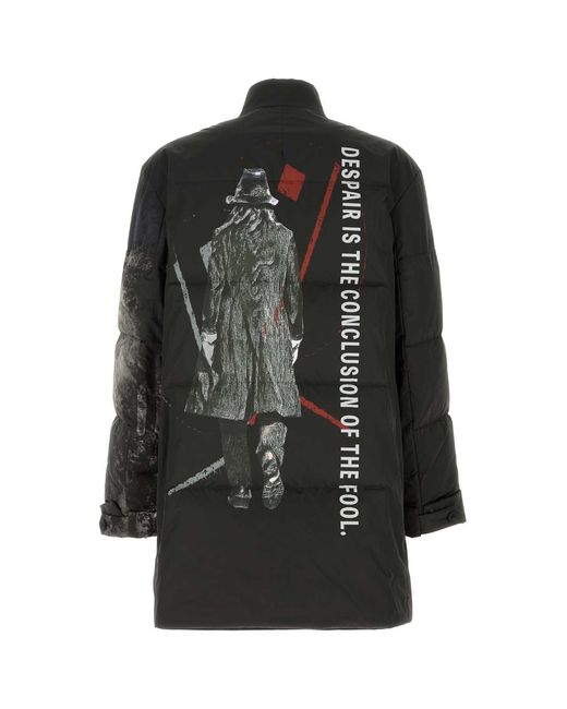 Yohji Yamamoto Black Mock Collar Jacket