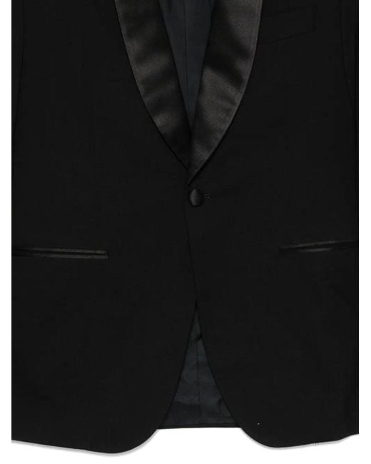 Sartorio Napoli Black Tuxedo Suit
