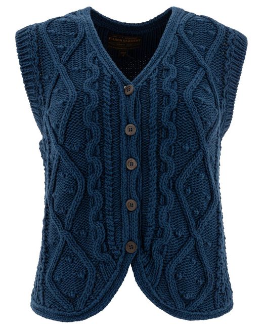 W 'S 3 Gg Giubbotto Per Cavi Rustici di Filson in Blue