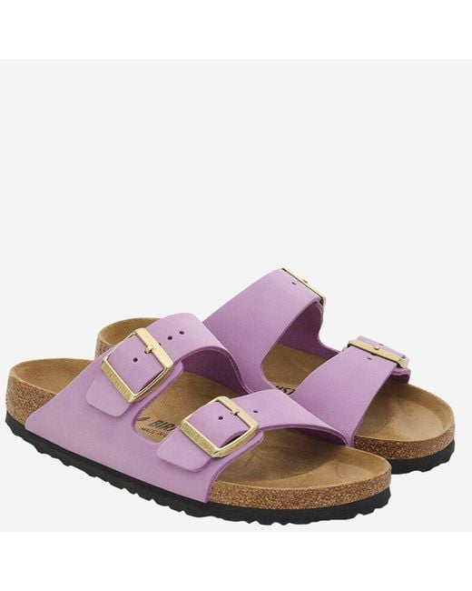 Birkenstock Pink Leather Sandals
