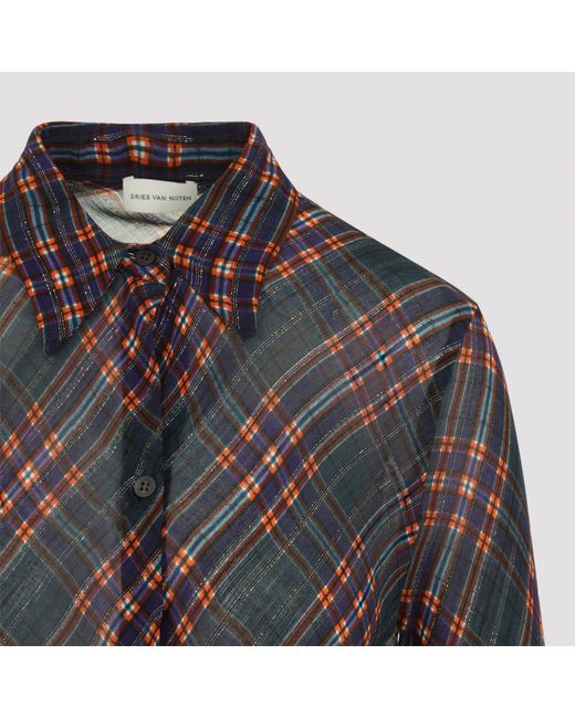 Dries Van Noten Blue Calima Shirt