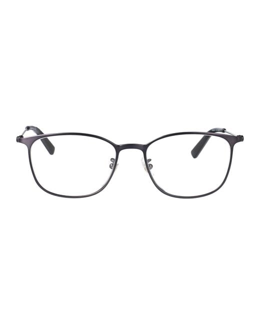 Montblanc Brown Metal Glasses