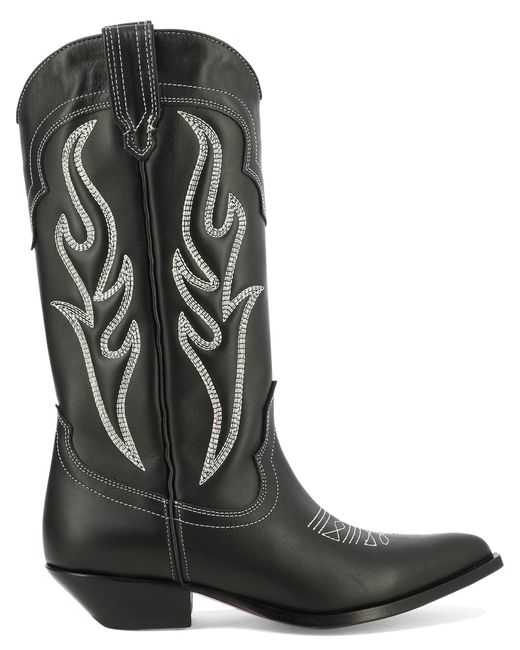 Sonora Boots Black Santa Fè Cowboy Stiefel