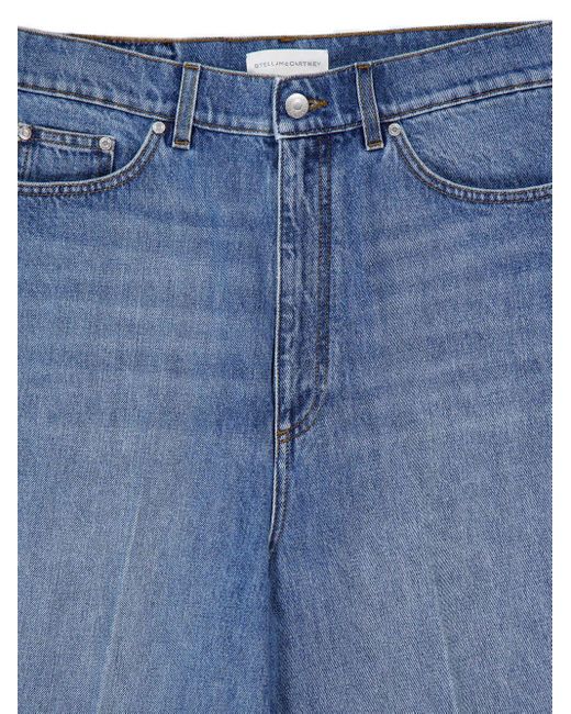 Stella McCartney Blue Wide Leg Denim Jeans