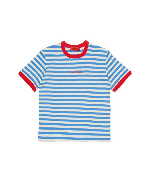 MAX&Co. Blue T Shirt With Logo