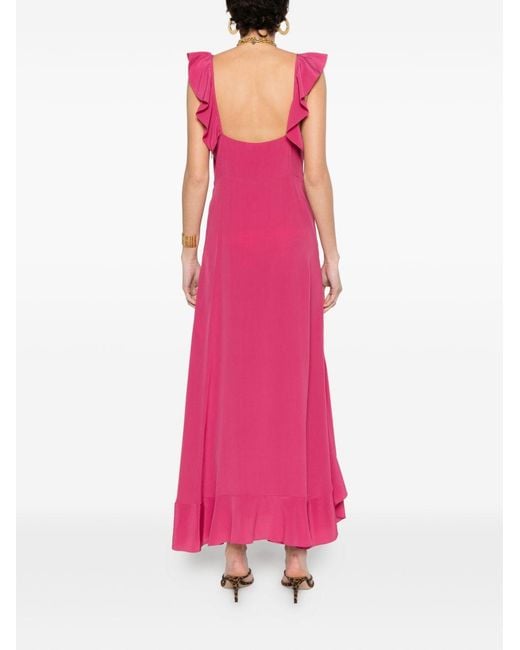 Chloé Pink Silk Long Dress