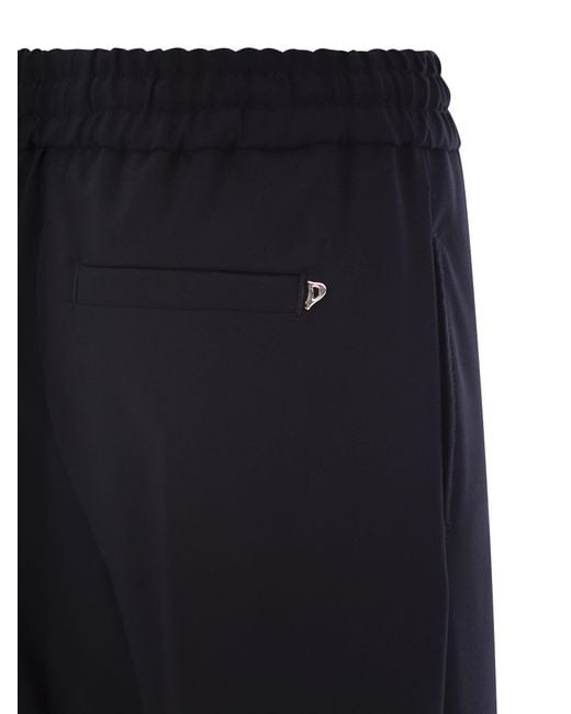 Dondup Blue Marisol Gabardine Jogger Trousers