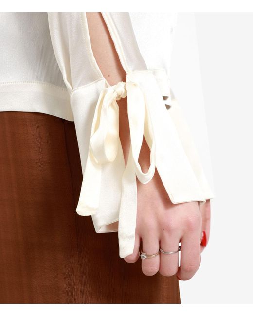 Semicouture Shirts Crème in het Natural
