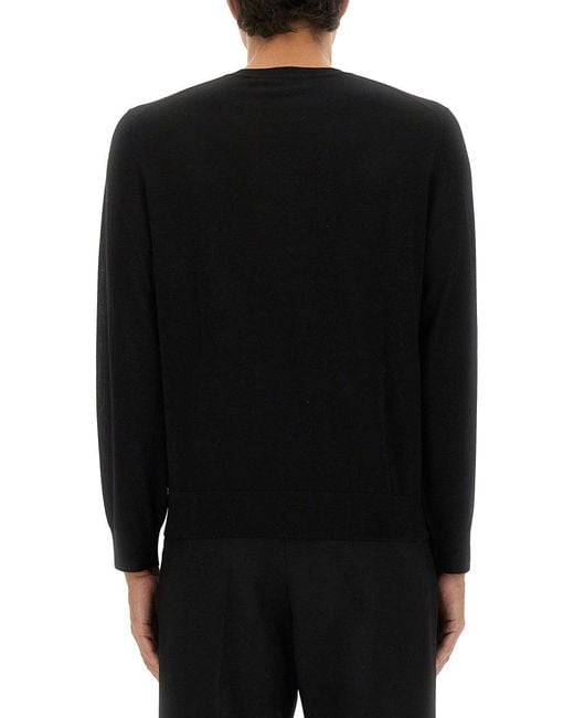 Theory Black Wool Jersey