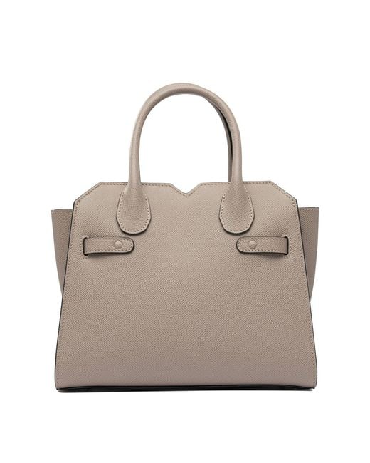 Valextra Natural Calf Leather Handbag