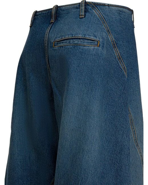 Alaïa 'cargo'-jeans in het Blue