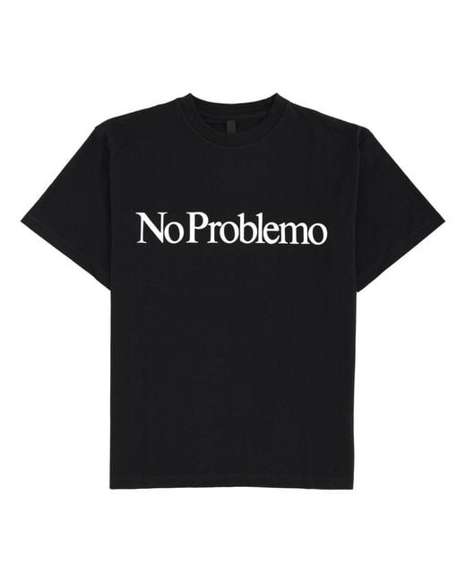 No Problemo Black T-Shirt With Logo