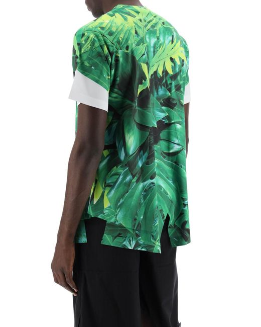 Comme des Garçons Jungle Print T -shirt Met in het Green voor heren