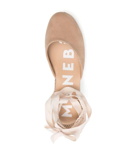 Manebí Natural Hamptons 75mm Wedge Espadrilles