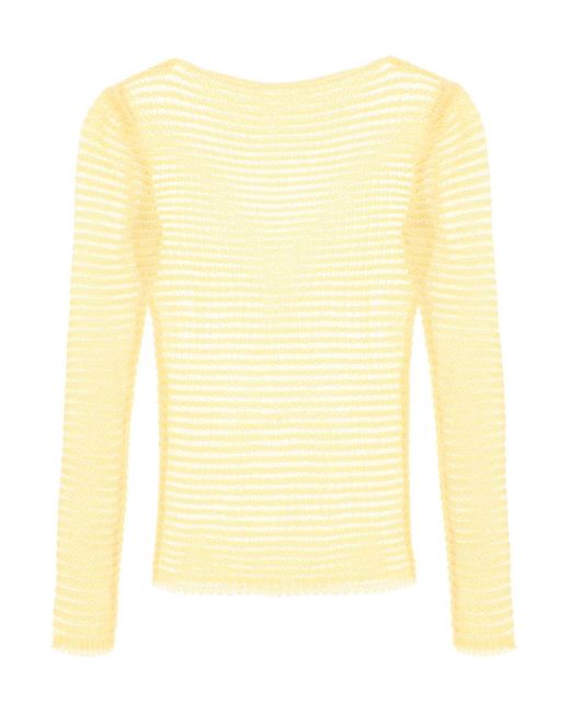 Paloma Wool Yellow "Taxi Mesh Perforated