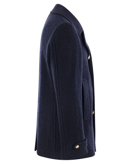 Manteau à poitrine double Tagliatore pour homme en coloris Blue