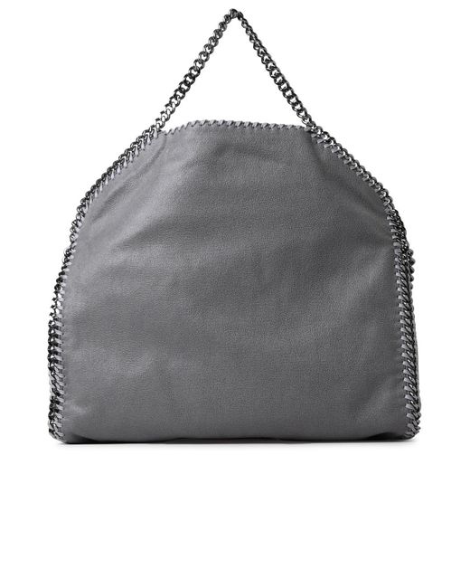 Stella McCartney Stella Mc Cartney Gray Polyester 3 Chain Falabella Bag