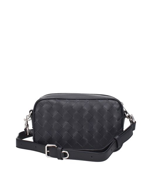 Bottega Veneta Umhängetaschen Männer Ledergrau/Schiefer in Black für Herren