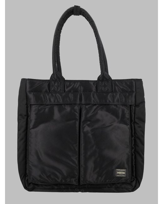 Porter-Yoshida and Co Black Borsa Tote "Tanker Carrying" for men