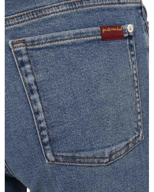 7 For All Mankind Blue Modern Dojo Oceanstone