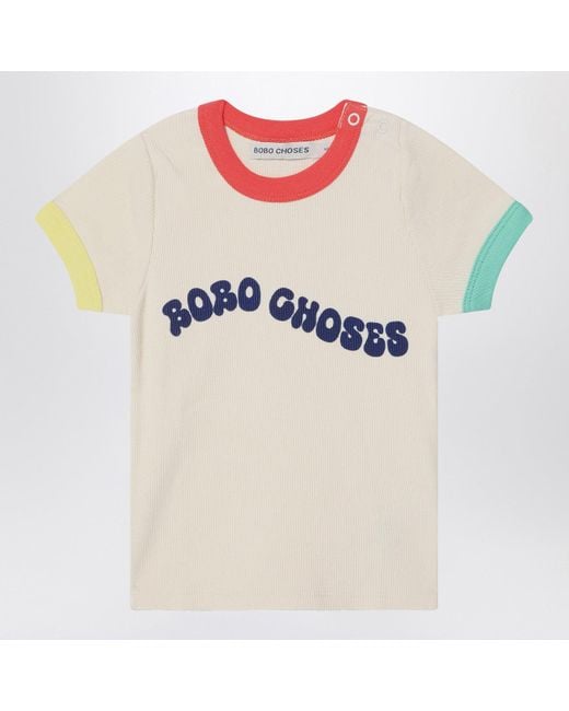 Bobo Choses Blue Wavy T Shirt