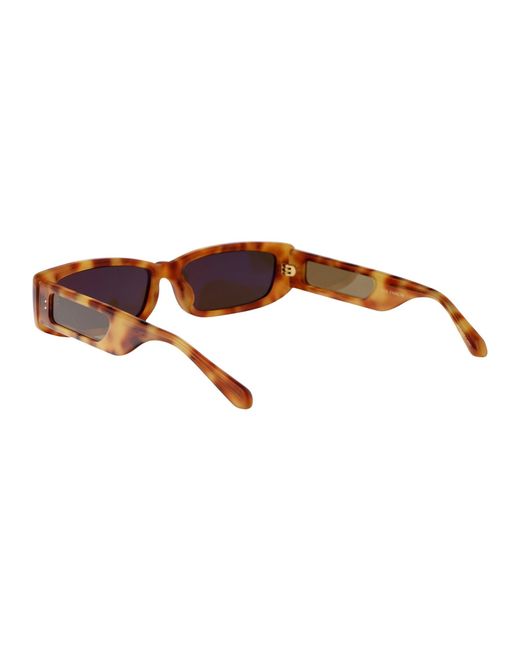 Linda Farrow Brown Sunglasses
