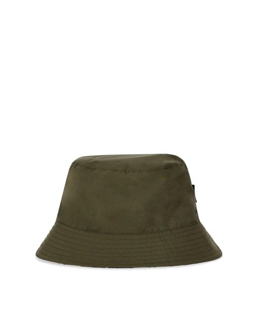 Barbour Green Hutton Reversible Bucket Hat