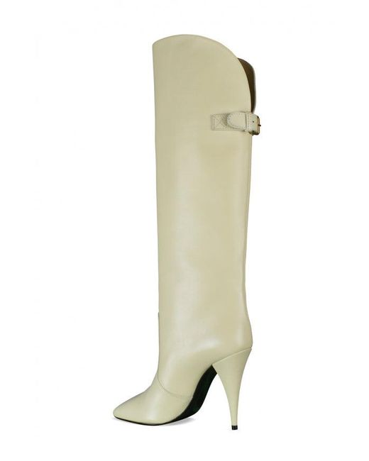 Saint Laurent Green Harper Boots