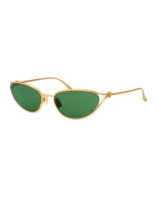 Bottega Veneta Green Sunglasses