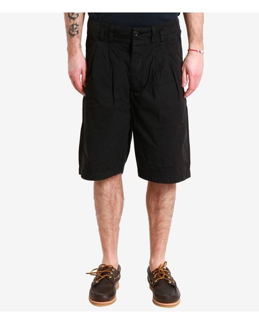 C P Company Black Shorts