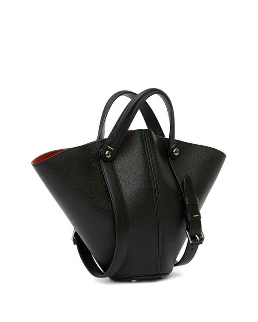 Maison Margiela Black Dress-Age Small Leather Handbag