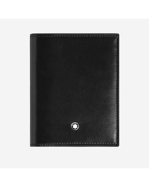 Montblanc Black Wallet Meisterstück Compact Leather for men