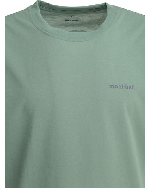 Montbell Green Light Polyester T-Shirt