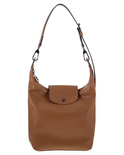 Longchamp Brown Le Pliage Xtra M