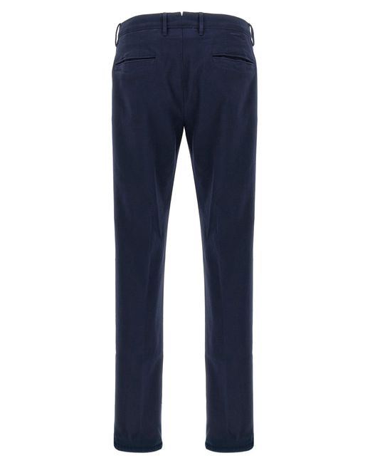 Incotex Blue Low Waist Pants