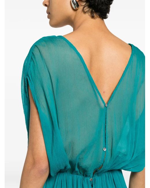Dries Van Noten Blue Dally 3040 W.W.Dress Pet