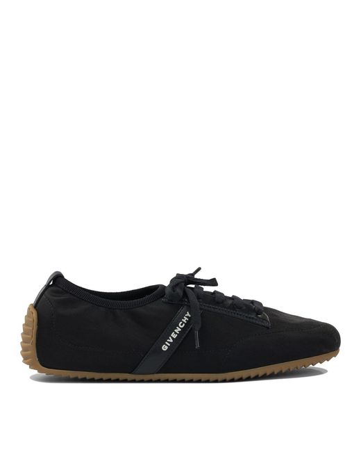 Givenchy Lace-Up Nylon Trainers in het Black