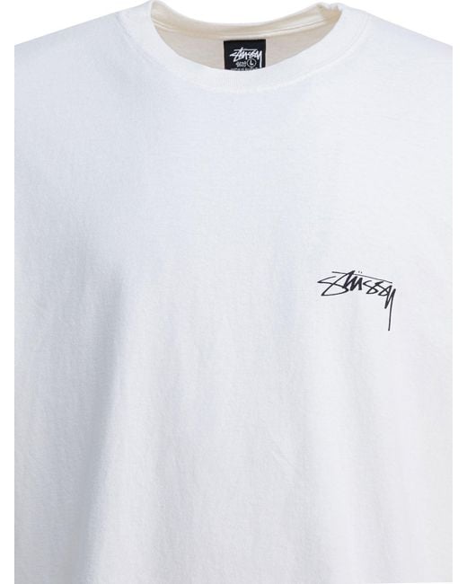 Camisetas Stussy de hombre de color White