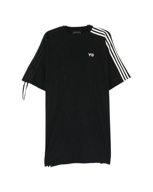 Y-3 Black T Shirt Dress
