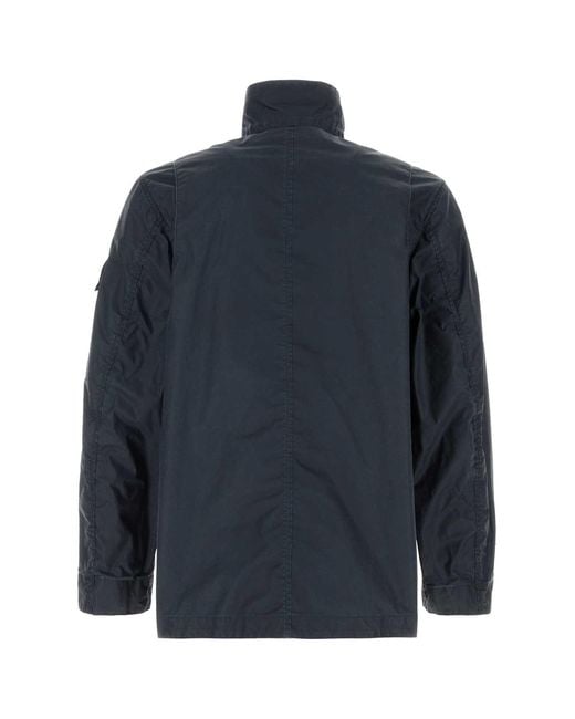 Stone Island Blue Logo Jacket for men