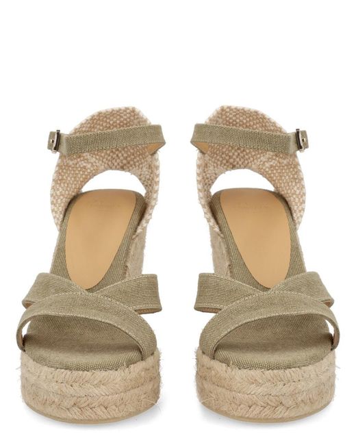 Castaner Natural Solid Bruna Wedges