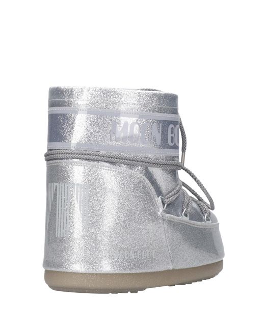 Bottes de chaussures de lune argent Moon Boot en coloris Gray
