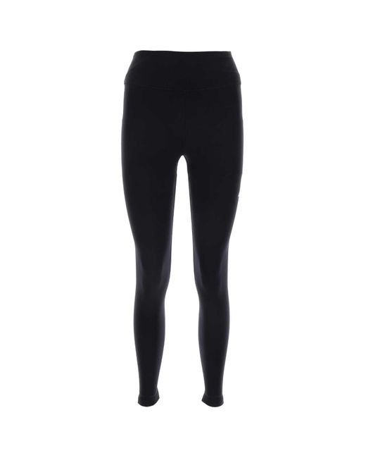 Balenciaga Black Stretch Nylon Leggings