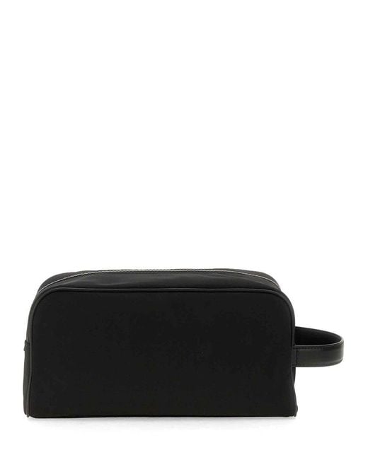 Dolce & Gabbana Black Logo Necessaire Bag for men
