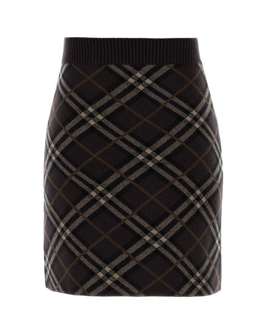 Burberry Black Skirts